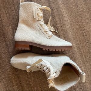 Women's Beige Ankle Boots